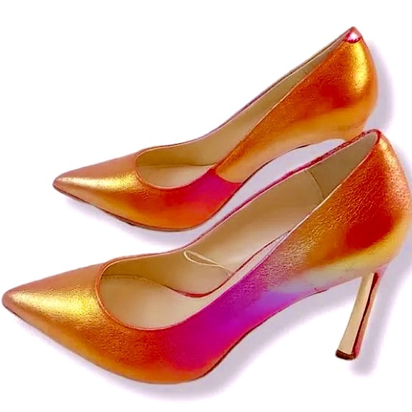 Jessica Simpson Rexha Rainbow Multi Metallic Ombre Dress Pumps, Women’s Size 6 - Picture 2 of 16